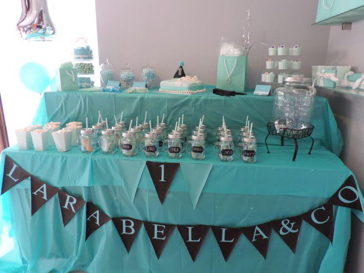 33 Blue Theme Party Candy Table Ideas | Table Decorating Ideas